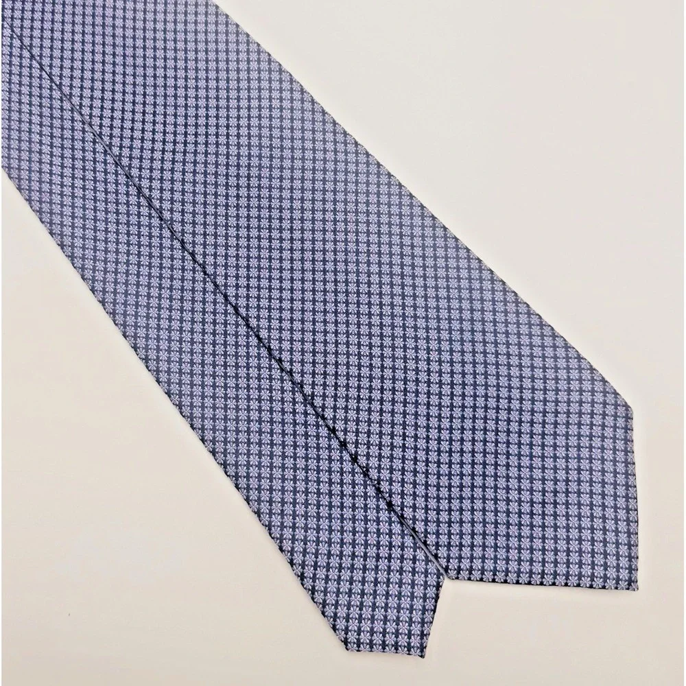 Burma Bibas Gingham Check Silk‎ Tie Men 59